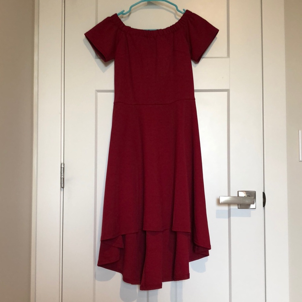 Off the shoulder dress